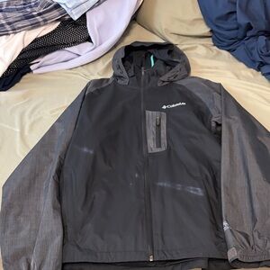 Columbia Men's Charcoal and Black Performance Jacket